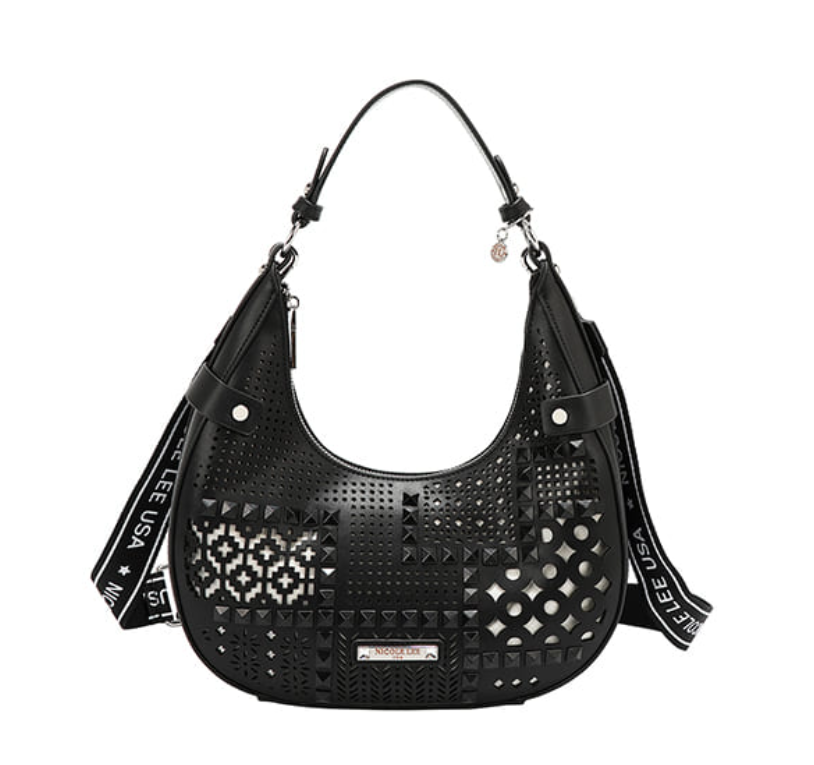 Nicole Lee GEOMETRIC CUTOUT SHOULDER BAG