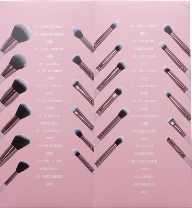 Beauty Creations Pretty And Perfect 24 Pc Brush Set
