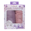 Cala Hair Turbans 2 Pc Set