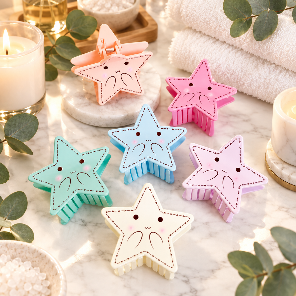 Kawaii Star Hair Claw Clip