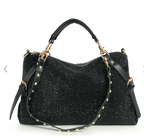 Decorated Sparkling Rhinestone Satchel Handbag