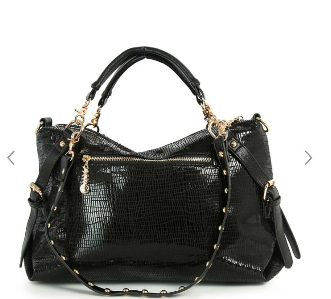 Decorated Sparkling Rhinestone Satchel Handbag