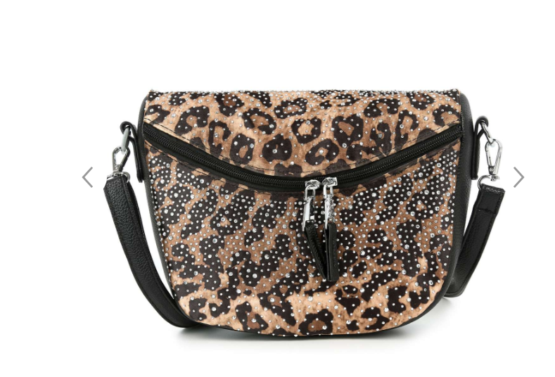 Glamorous Rhinestone Design Shoulder Bag