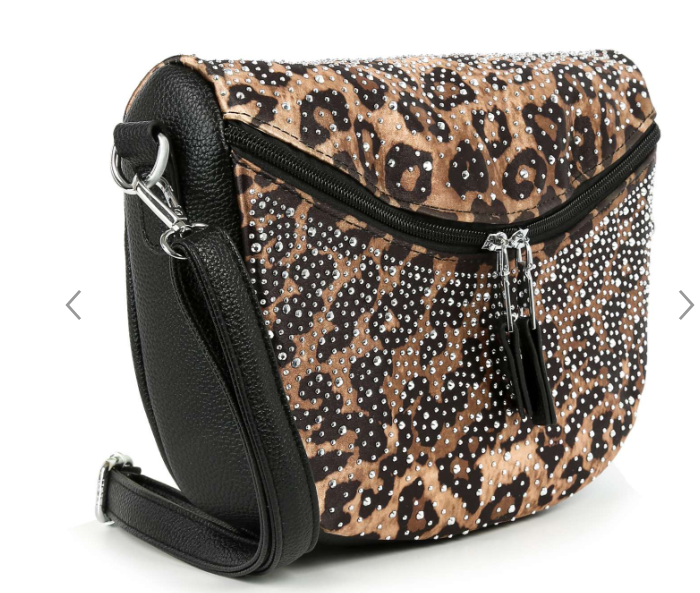 Glamorous Rhinestone Design Shoulder Bag