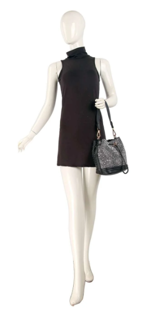 Stunning Rhinestone Covered Drawstring Hobo Set