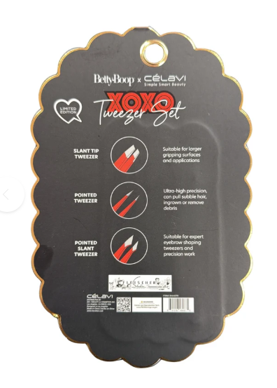 💕 Betty Boop x Célavi XOXO Tweezer Set