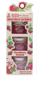 🍓 Célavi x Strawberry Shortcake 3PC Sweet Berry Lip Balm Set