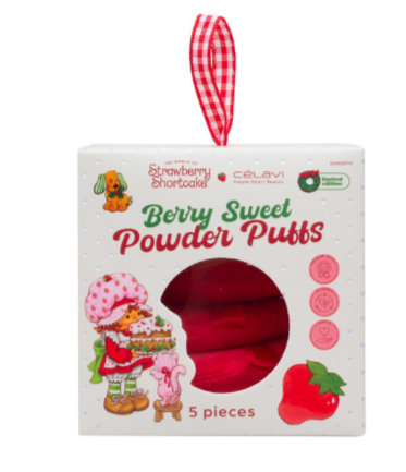 🍓 Célavi x Strawberry Shortcake Berry Sweet 5PC Powder Puffs