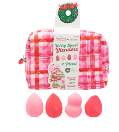🍓 Célavi x Strawberry Shortcake Berry Sweet 4PC Blenders with Zipper Pouch