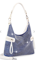 Rhinestone Hobo Shoulder Bag