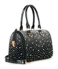 ✨💎 Glamorous Rhinestone Covered Locked Satchel Handbag 💎✨