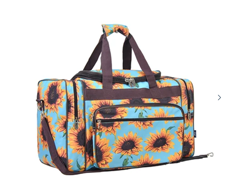 Sunflower Breeze NGIL Canvas 20" Duffle Bag
