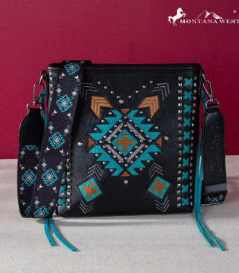 Montana West Embroidered Aztec Concealed Carry Crossbody (pre-order)