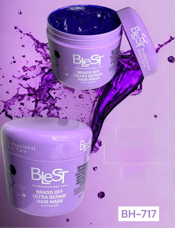 BLEST Brass Off Ultra Repair Hair Mask with Biotin