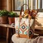 Montana West Aztec Embroidered Tote