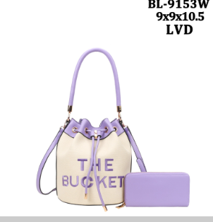 Fashion 2pc Bucket bag
