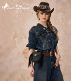 Montana West Floral Tooled Fringe Crossbody Bag PRE-ORDER