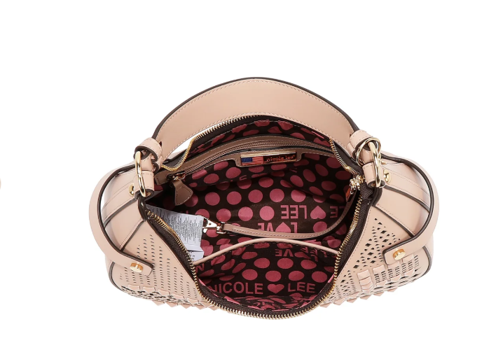 Nicole Lee GEOMETRIC CUTOUT SHOULDER BAG