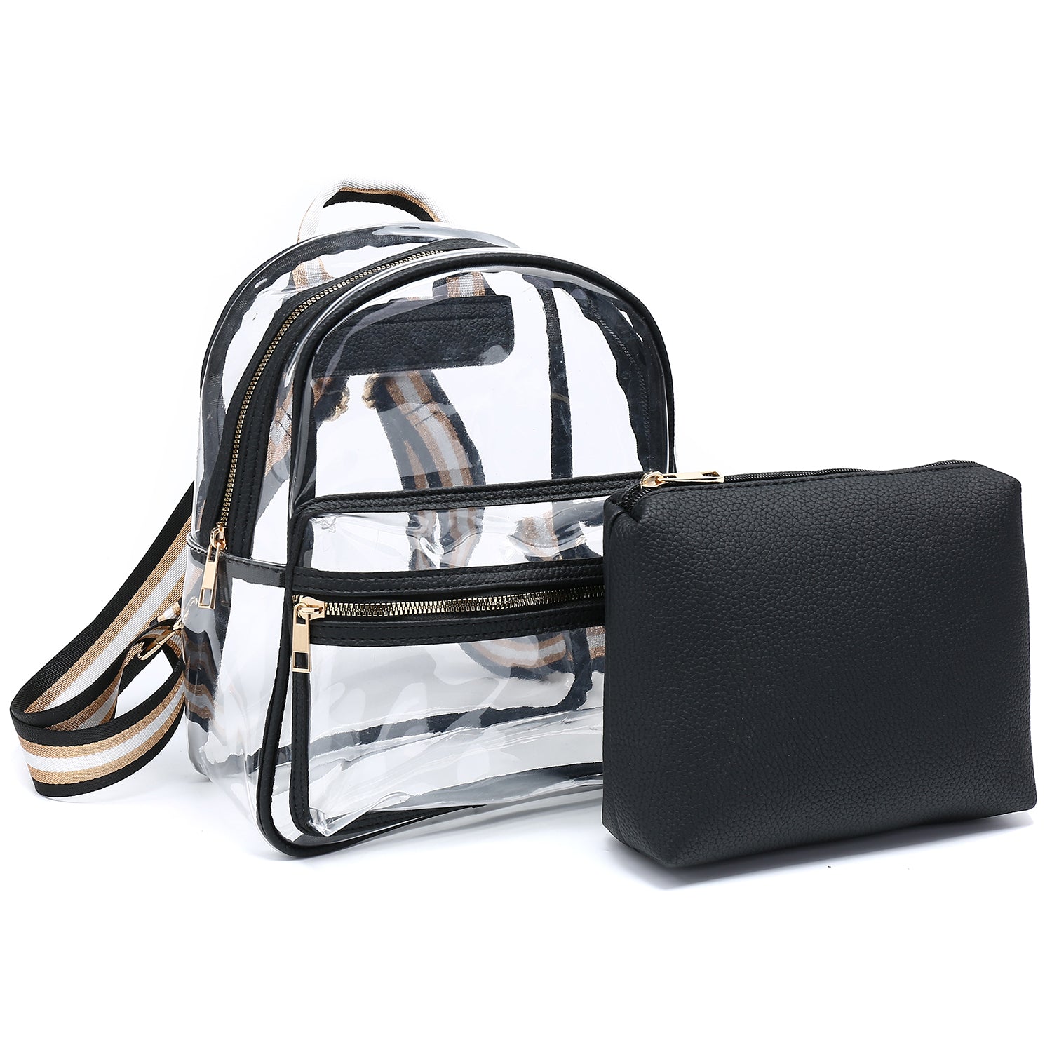 Fashion See Thru 2-in-1 Classic Backpack