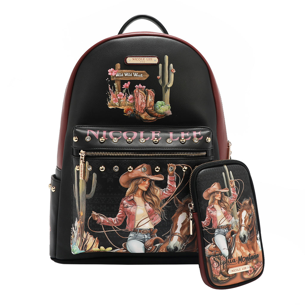 Nicole Lee SOFIA MONTANA USB LARGE BACKPACK