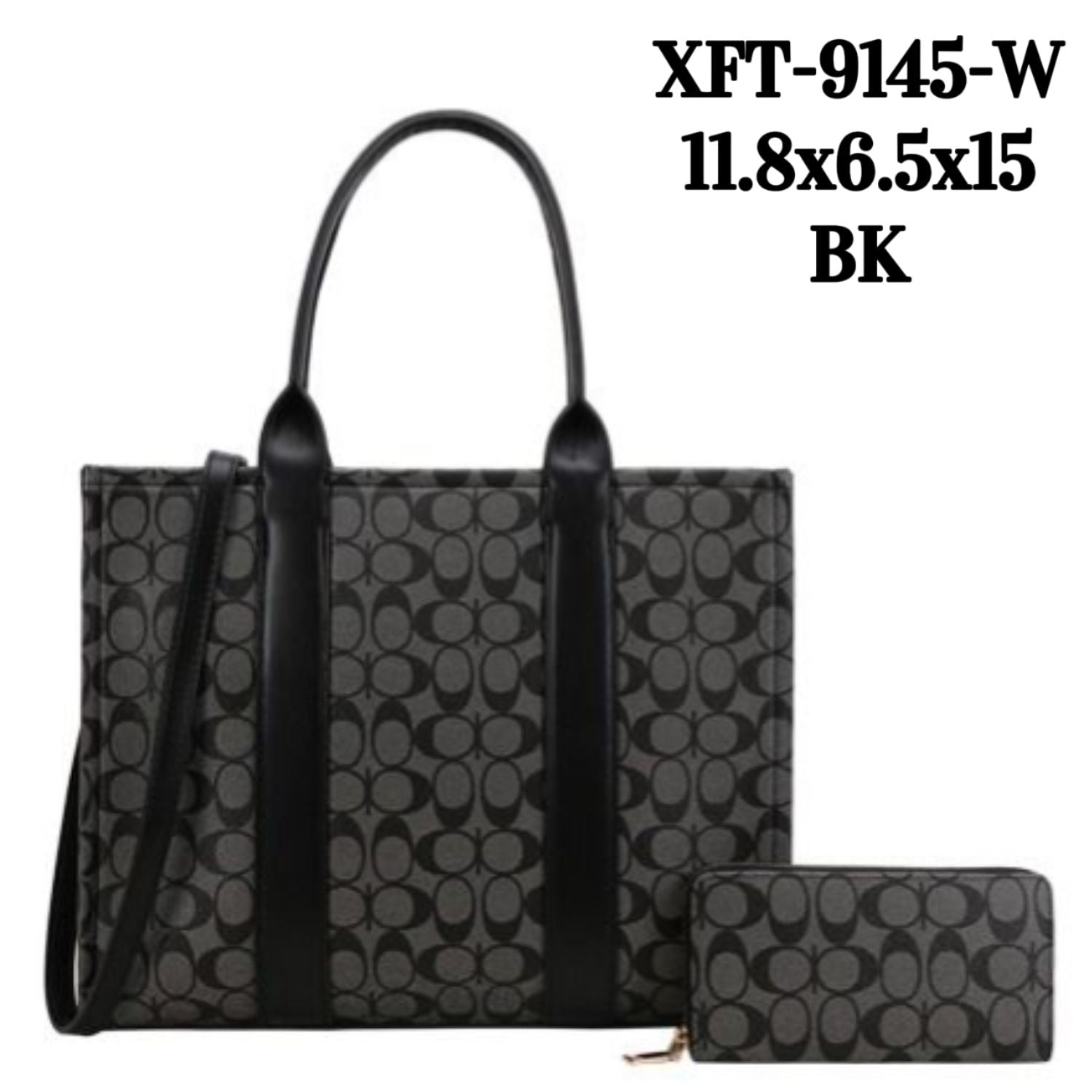 Fashion Large  tote bag with wallet