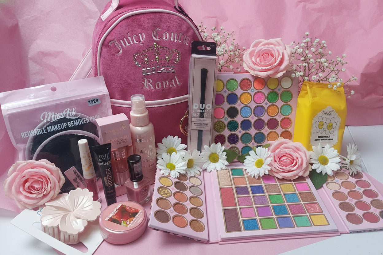 Juicy authentic backpack Bundle & cosmetics