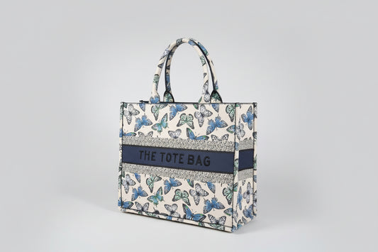 Fashion Large tote bag  with wallet  butterfly 2pc