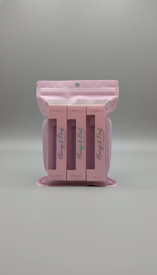 BEAUTY CREATION Plump & Pout Gloss SET OF 3