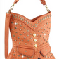 CLEARANCE Vest Design Tall Hobo Handbag